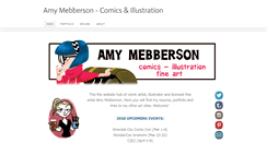 Desktop Screenshot of amymebberson.com